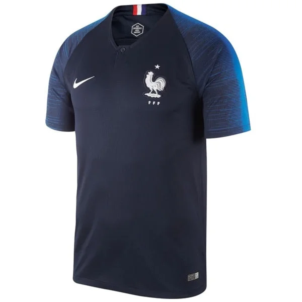 Nike Men's France 18/19 Home Jersey Obsidian/White