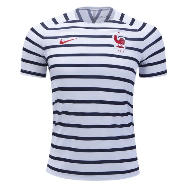 Nike Men's France 18/19 Training Jersey White/Navy