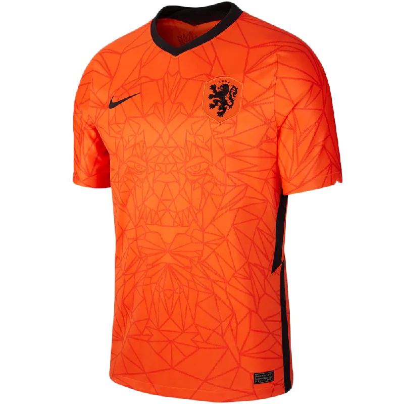 Nike Men's Netherlands 20/21 Home Jersey Safety Orange/Black