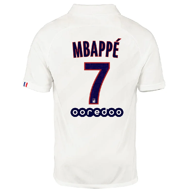 Nike Men's Paris Saint-Germain 19/20 Kylian Mbappe Authentic Third Jersey White/University Red