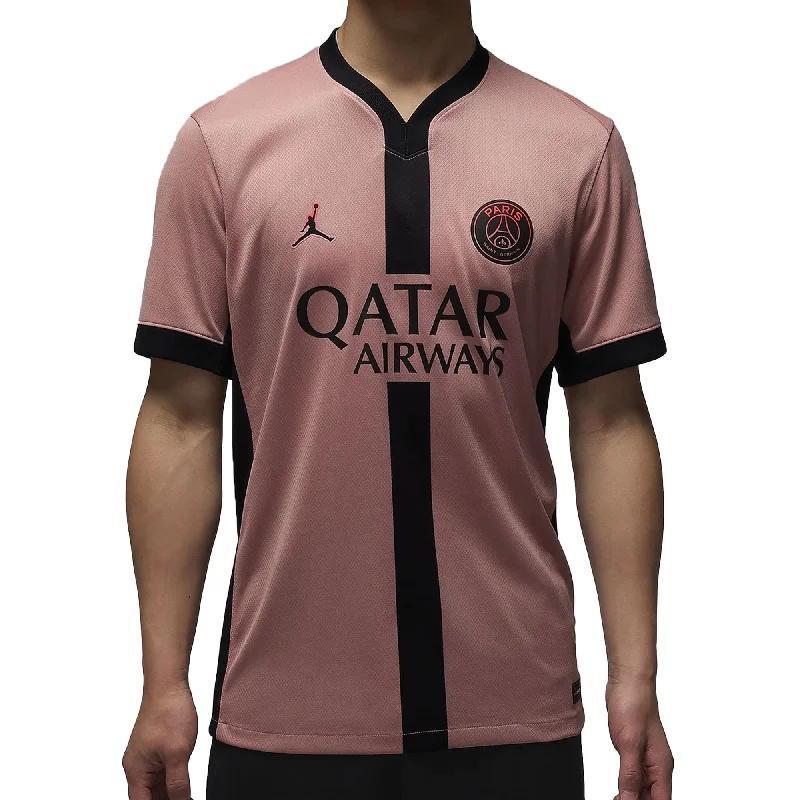 Nike Men's PSG 2024/25 Third Jersey Rust Pink/Black