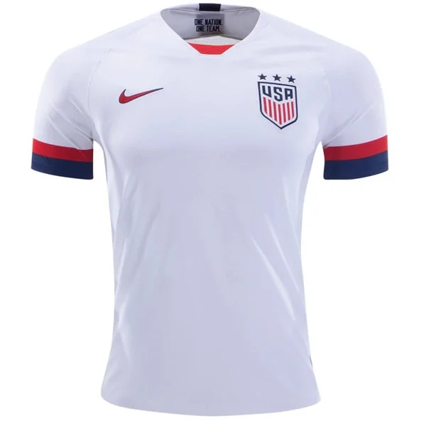 Nike Men's USA 19/20 Home Jersey White/Blue Void/University Red