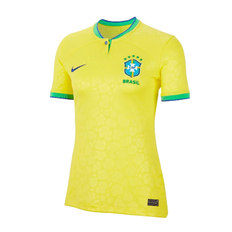 Nike Women's Brazil 2022/23 Home Jersey Dynamic Yellow/Paramount Blue