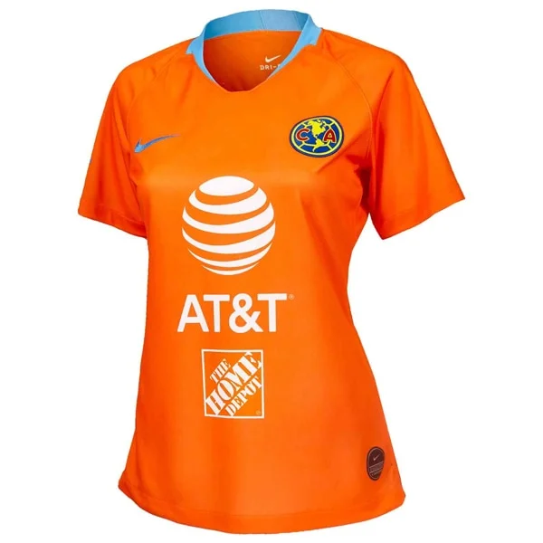 Nike Women's Club America 18/19 Third Jersey Safety Orange/University Blue