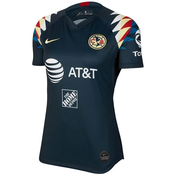 Nike Women's Club America 19/20 Away Jersey Armory Navy/Gym Red/Lemon Chiffon