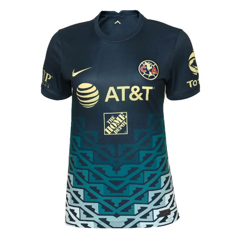 Nike Women's Club America 2021/22 Away Jersey Armory Navy/Lemon Chiffon