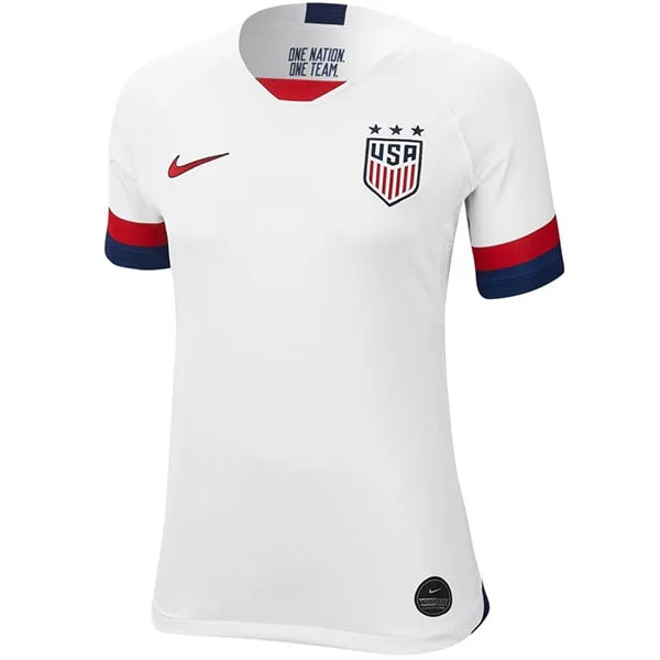 Nike Women's USA 19/20 Home Jersey White/Blue Void/University Red