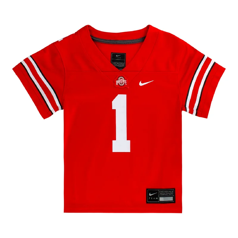 Toddler Ohio State Buckeyes Nike Football Game #1 Replica Jersey