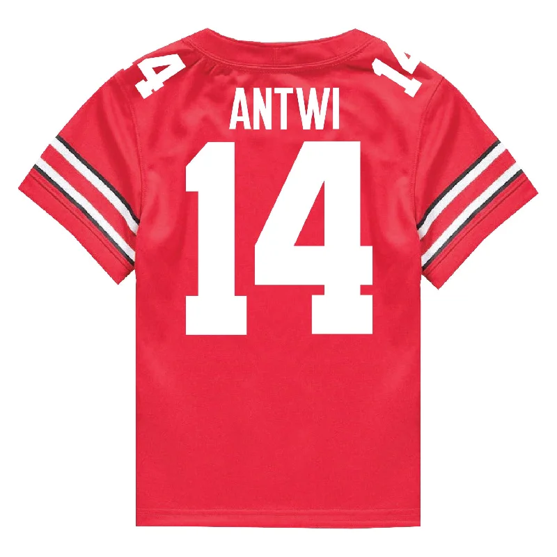 Ohio State Buckeyes Nike #14 Kojo Antwi Student Athlete Scarlet Football Jersey