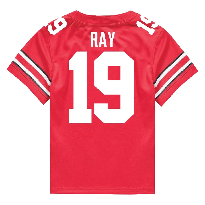 Ohio State Buckeyes Nike #19 Chad Ray Student Athlete Scarlet Football Jersey