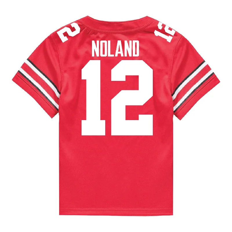 Ohio State Buckeyes Nike #12 Air Noland Student Athlete Scarlet Football Jersey