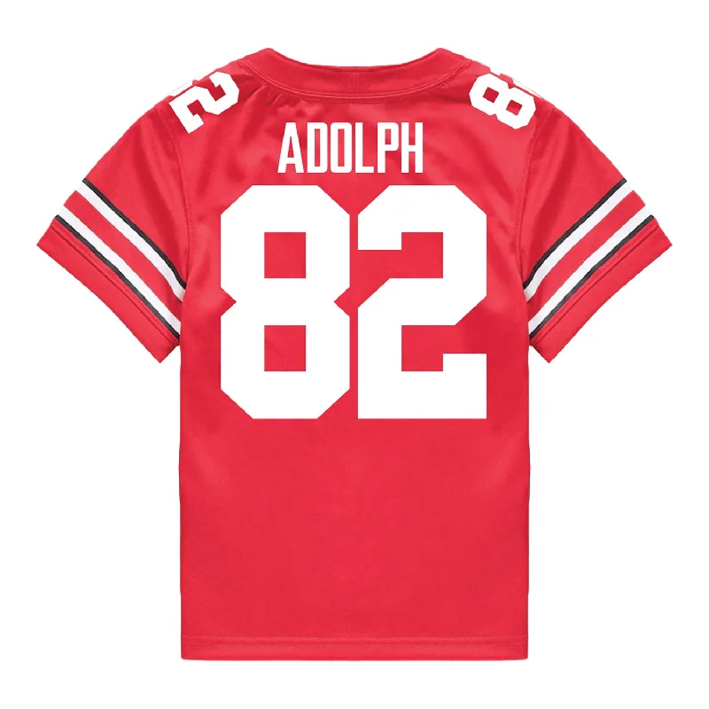 Ohio State Buckeyes Nike #82 David Adolph Student Athlete Scarlet Football Jersey