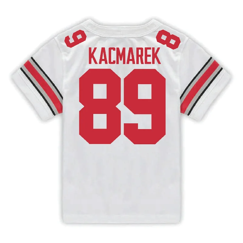 Ohio State Buckeyes Nike #89 Will Kacmarek Student Athlete White Football Jersey