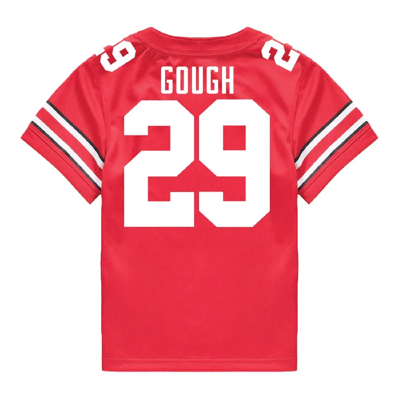 Ohio State Buckeyes Nike #29 Glorien Gough Student Athlete Scarlet Football Jersey