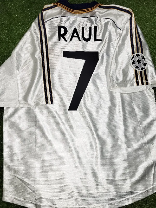 Raul Real Madrid UEFA 1999 2000 Soccer Jersey L