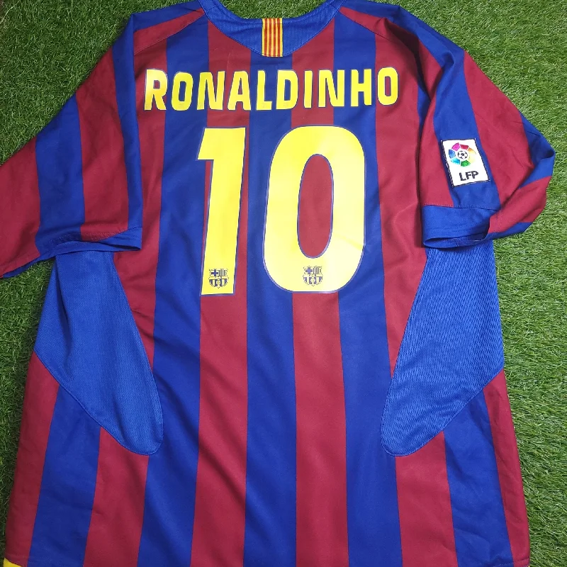 Ronaldinho Barcelona 2005 2006 Soccer Jersey Shirt XL SKU# 195970