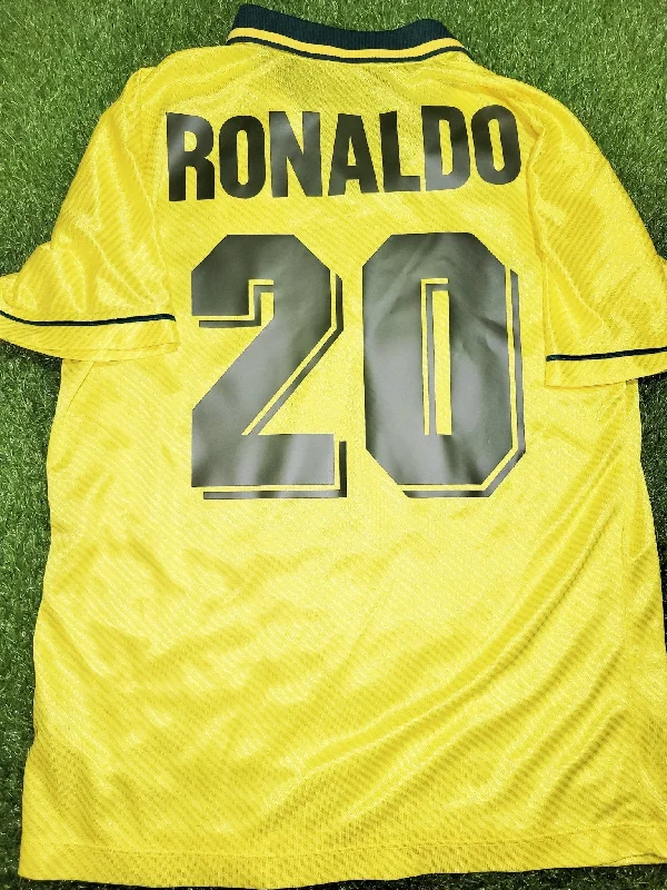 Ronaldo Brazil 1994 WORLD CUP Umbro Home Soccer Jersey Shirt L