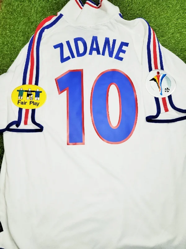 Zidane France 2000 EURO CUP Away Soccer Jersey XL SKU# 647189