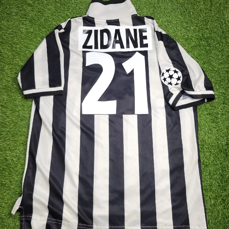 Zidane Juventus Kappa 1996 1997 DEBUT UEFA Soccer Jersey Shirt XL